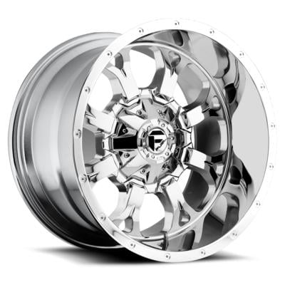 FUEL Off-Road D516 Krank, 20x9 Wheel with 6 on 5.5 and 6 and 135 Bolt Pattern - Chrome - D51620909850